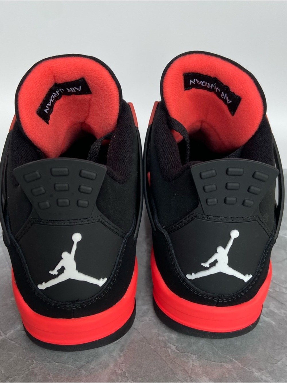 Air Jordan 4 Retro -Red Thunder Men's Sneakers - Picture 3 of 5